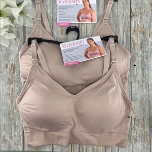 Woman’s Destination Maternity Nursing Bra, 2-Pack Size XXL